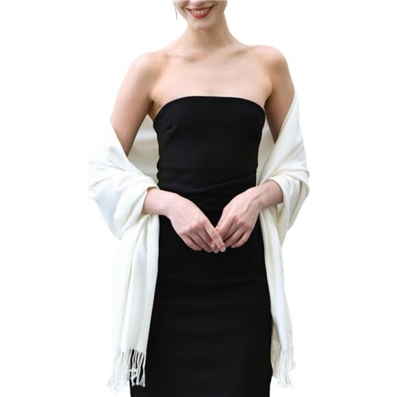 Pashmina Shawl Wraps Cashmere Feel Blanket Scarves Fashion Scarf for Women - Picture 6 of 7